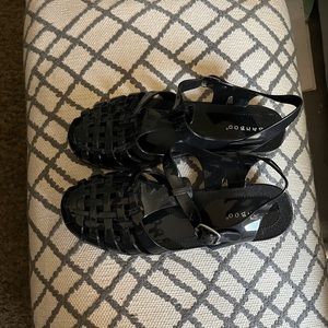Brand new black Bamboo Jelly Sandals.